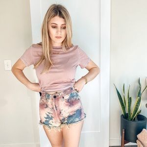 Blank NYC 💘Tye-dye Denim Shorts